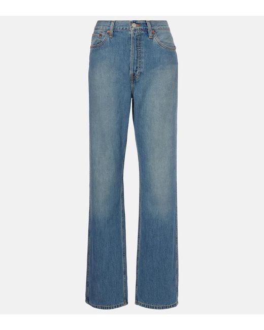 Jeans Regular 90S A Vita Alta di Re/done in Blue