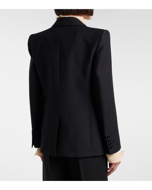 Valentino Black Crepe Couture Bow-Detail Blazer