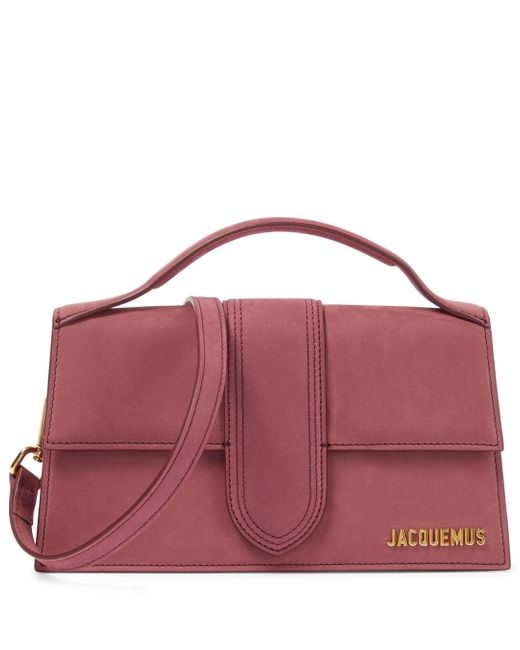 Jacquemus Le Grand Bambino Suede Shoulder Bag in Purple Lyst Canada