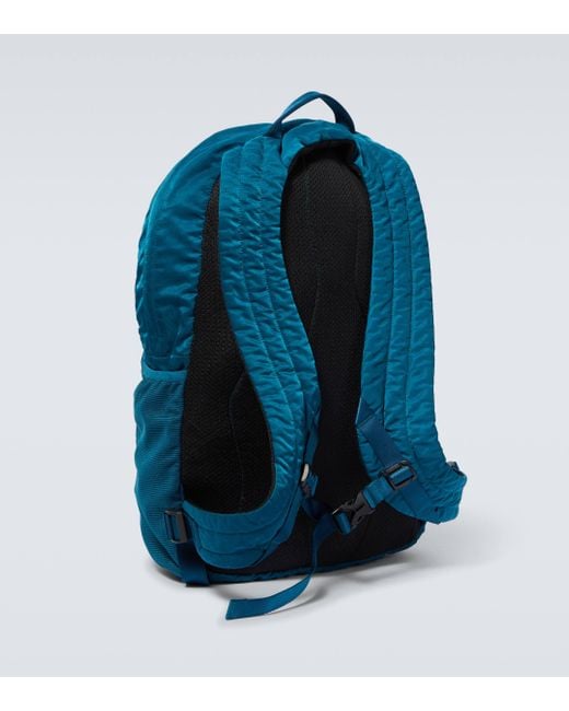 C P Company Blue Nylon B Backpack for men