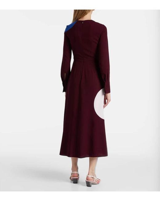 Abito Midi Withiel di Roksanda in Red
