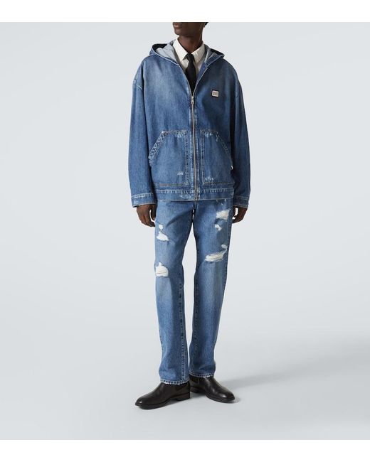 Dolce & Gabbana Blue Denim Jacket for men