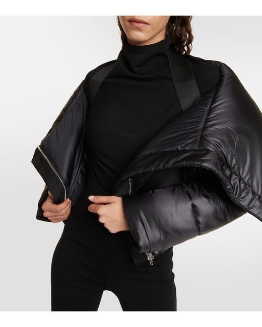 Alaïa Black Cropped Puffer Jacket