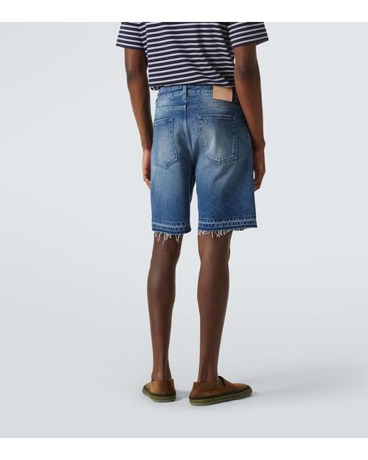 Loewe Blue Paula's Ibiza Denim Shorts for men