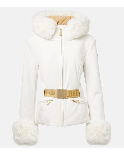 Goldbergh White Prezioso Down Ski Jacket