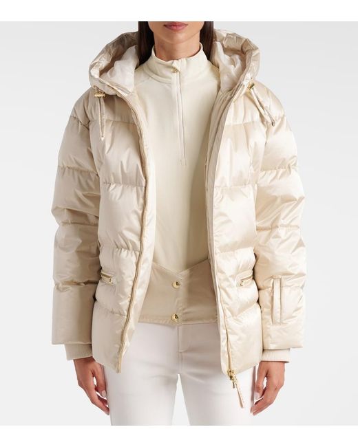 Bogner Natural Lyra Belted Down Ski Jacket