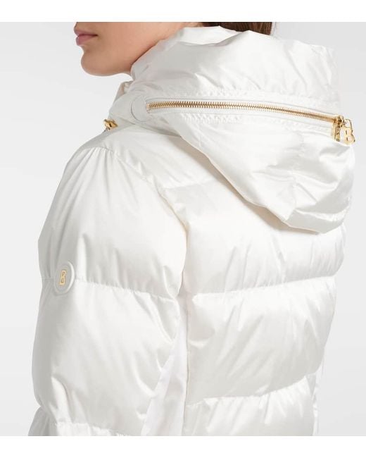Bogner White Selima Down Ski Jacket