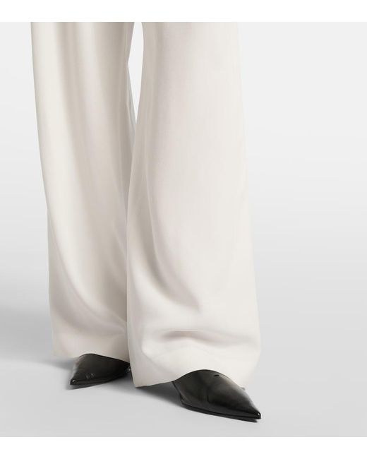 Jil Sander White Wide-Leg Pants