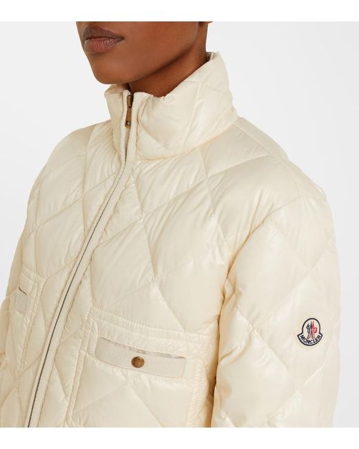Moncler Natural Lavaret Quilted Down Jacket