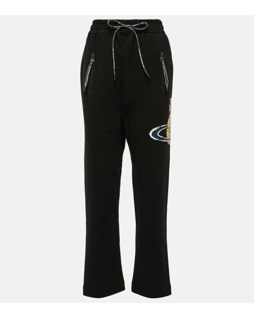 Pantalon de survetement Orb en coton Vivienne Westwood en coloris Black