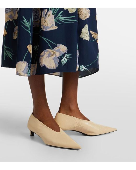 Erdem Blue Belted Floral Shirt Dress