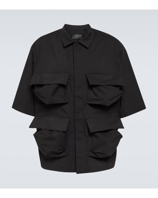 X Adidas – Chemise en coton melange Y-3 pour homme en coloris Black