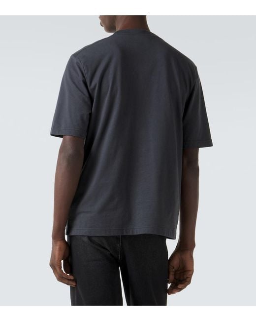 Gucci Black Logo Cotton-Blend Jersey T-Shirt for men