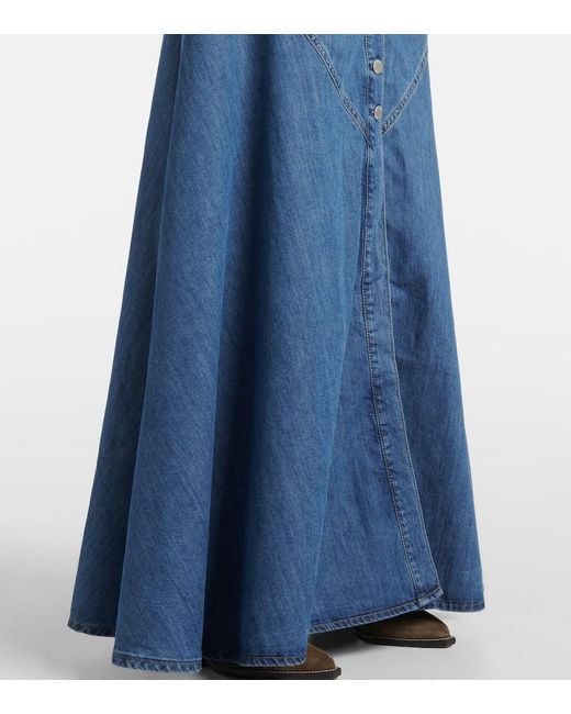 AG Jeans Blue Jeansrock Malaga