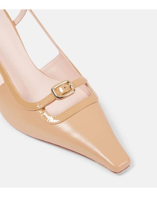 Roger Vivier Pink Viv' Canard 55 Slingback Pumps