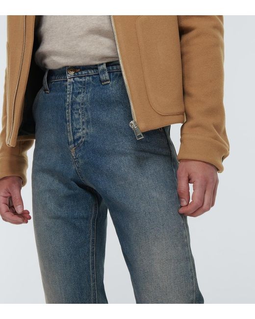 Winnie New York Blue Straight Jeans for men