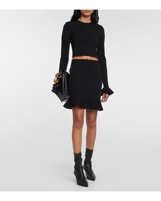 J.W. Anderson Black Chain Leather Ankle Boots