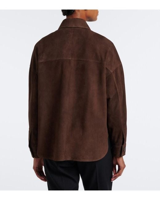 Arma Brown Kaylee Suede Shirt