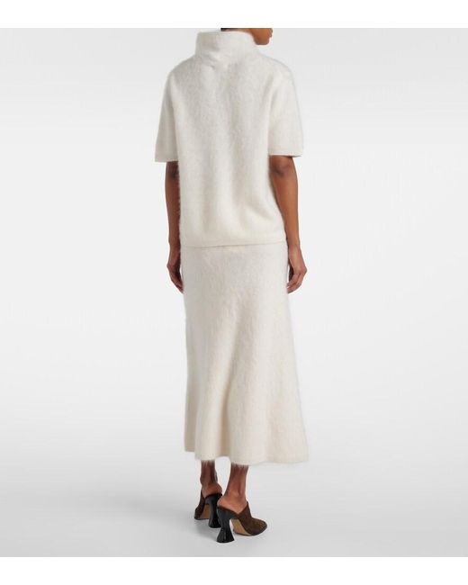 Lisa Yang White Madelene Cashmere T-Shirt