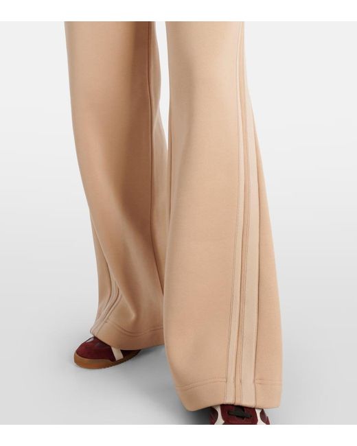 Max Mara Natural Ifrem High-Rise Cotton Wide-Leg Pants