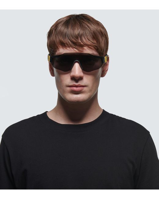 Fendi Sport Baguette Sunglasses in Gray for Men | Lyst