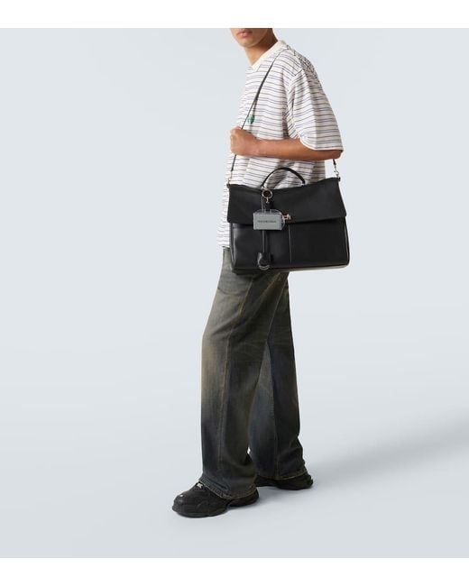 Balenciaga Aktentasche Rodeo Aus Leder in Black für Herren
