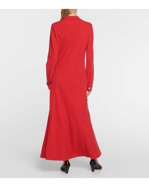 The Row Red Hemdblusenkleid Myra aus Seide