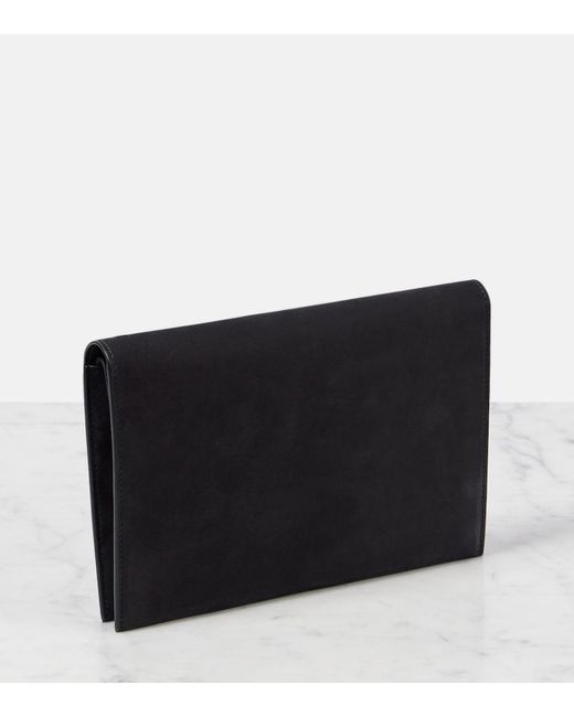 The Row Black Travel Leather Pouch