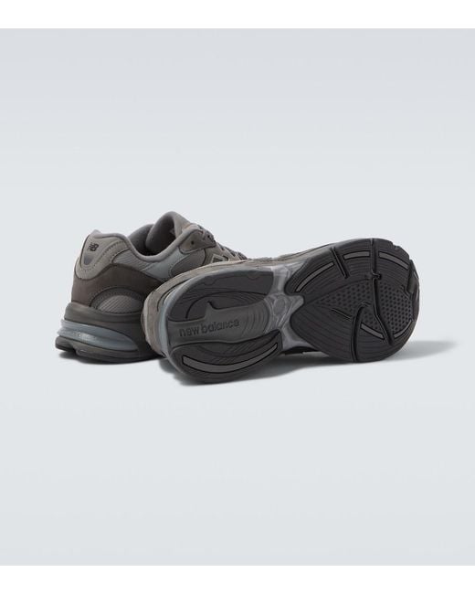 Comme des Garçons Gray X New Balance 2010 Suede-Trimmed Sneakers for men