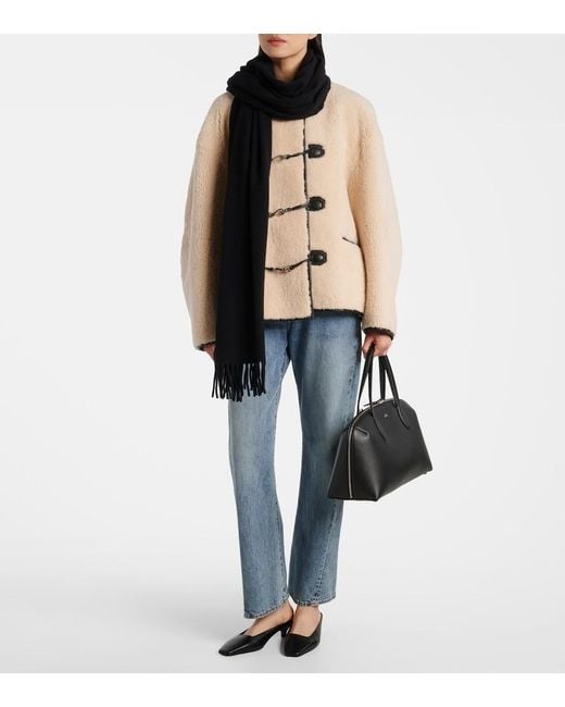 Totême  Black Wool Scarf