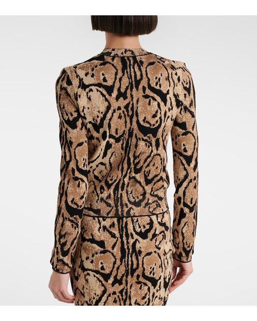 Stella McCartney Metallic Jacquard Sweater