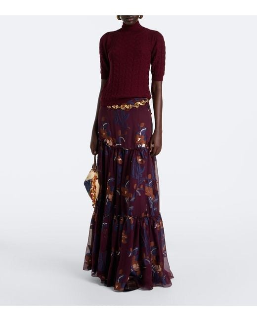 Gonna Lunga di Etro in Purple