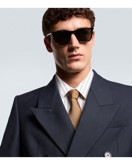 Saint Laurent Brown Sl 851 Square Sunglasses for men