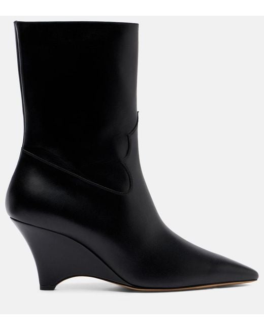 Le Monde Beryl Black Camille 70 Leather Boots