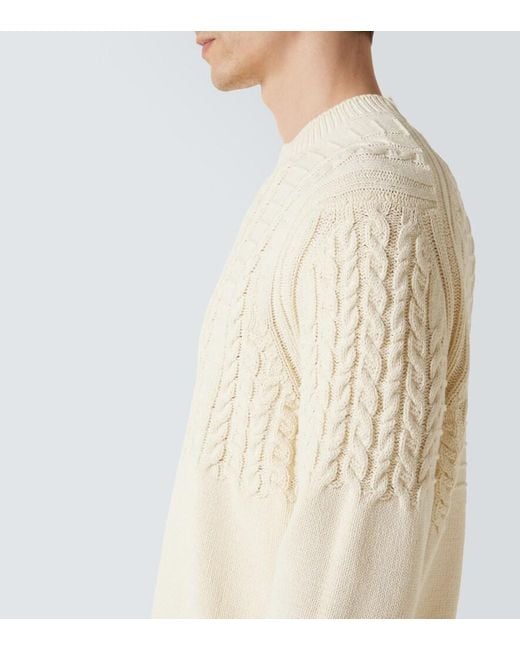 Pullover di Dunhill in Natural da Uomo