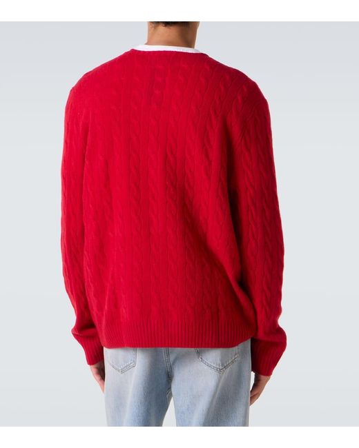 Polo Ralph Lauren Pullover Aus Wolle Und Kaschmir in Red für Herren