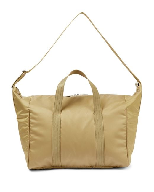 The Row Synthetic Logan Nylon Shoulder Bag in Natural | Lyst