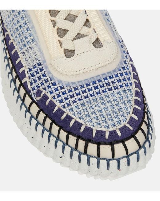 Chloé White Nama Sneaker