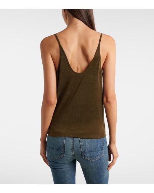 Tom Ford Brown Jersey Top