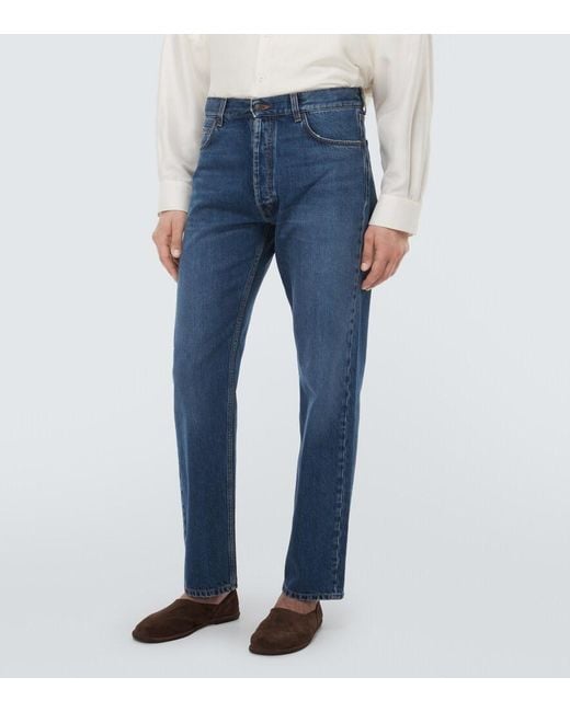 Jeans Slim Burt The Row de hombre de color Blue