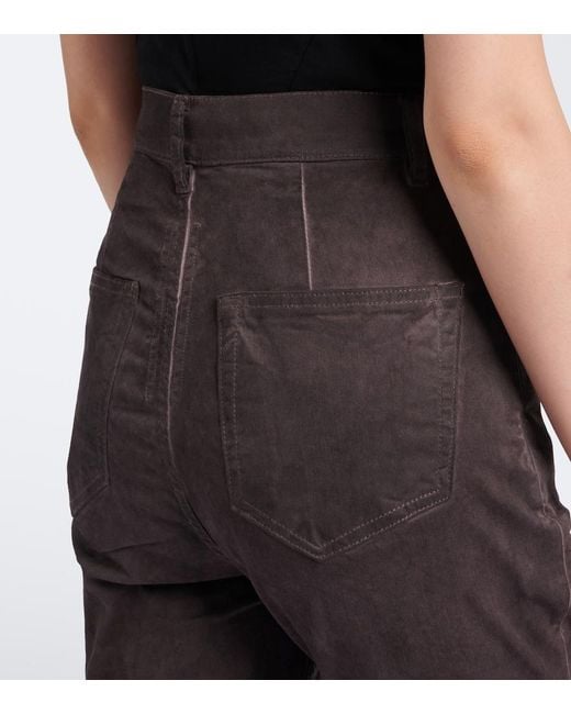 Rick Owens Brown Drkshdw Bollan Bootcut Jeans