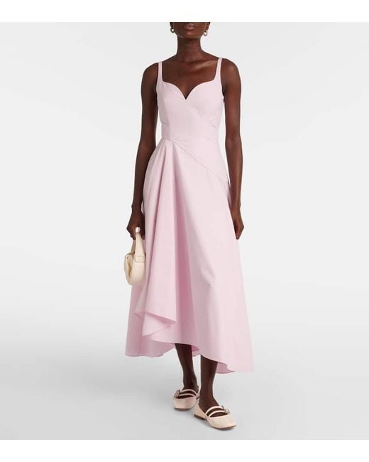 Roger Vivier Pink Verzierte Ballerinas Aus Leder