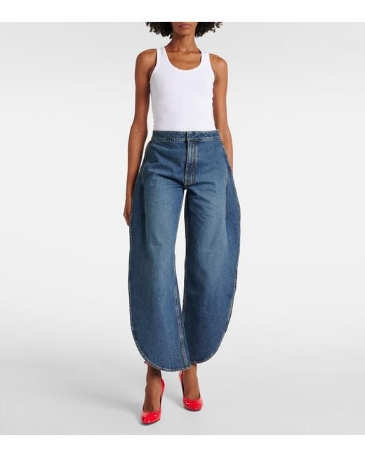 Alaïa Red Decollete Patent Leather Pumps