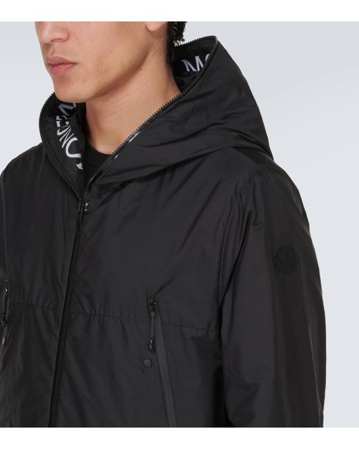 Moncler Black Junichi Rain Jacket for men