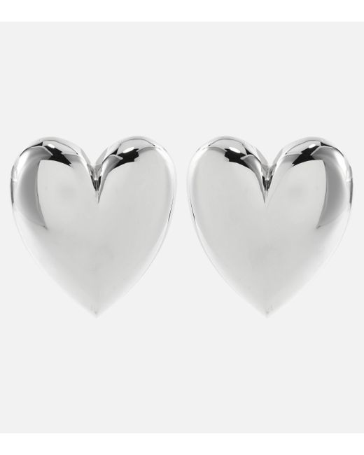Jennifer Fisher Metallic Puffy Heart 10kt Gold-plated Earrings