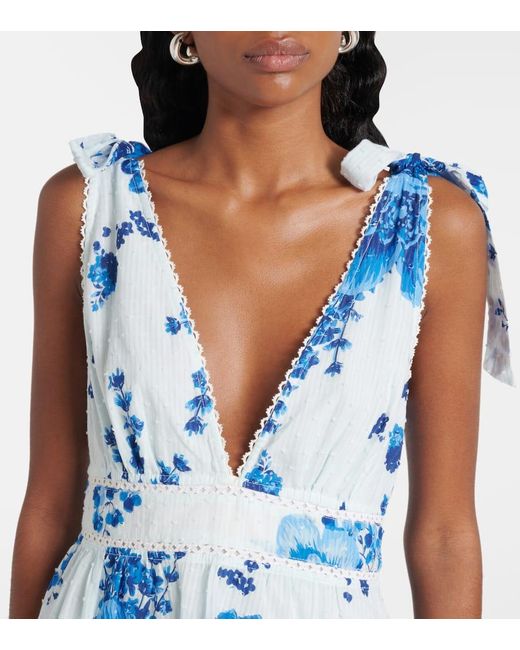 Poupette Blue Minikleid Cara Aus Baumwolle