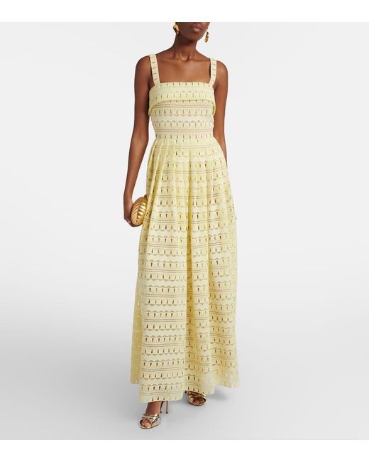 Elie Saab Metallic Macrame Gown