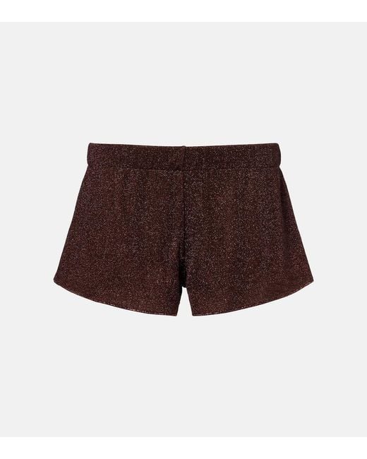 Oseree Brown Lumiere Shorts