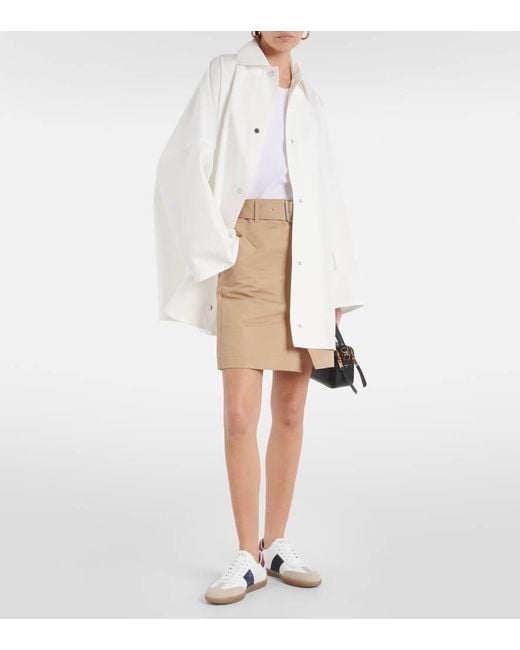 Sneakers Tabs in pelle con suede di Tod's in White