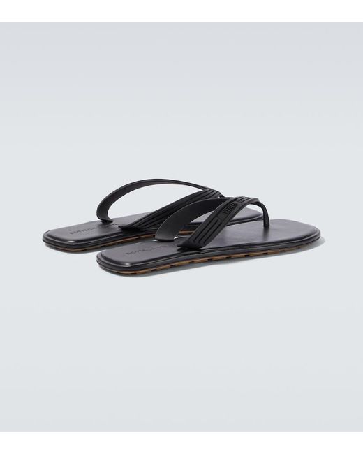Bottega Veneta Blue Sampieri Thong Sandals for men